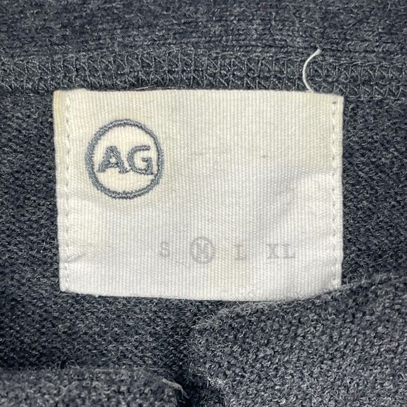 AG Adriano Goldschmied Cardigan Sweater Mens Medium Gray Pockets Long Sleeve - Picture 3 of 9